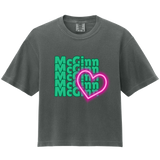 McGinn Elementary 'Neon Heart' Comfort Colors Women’s Heavyweight Boxy Tee
