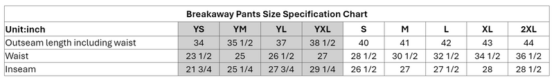 Chelsea Bulldogs Breakaway Adult Jogger Pants