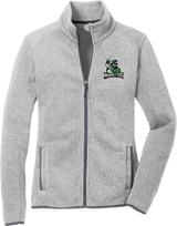 Atlanta Madhatters Ladies Sweater Fleece Jacket