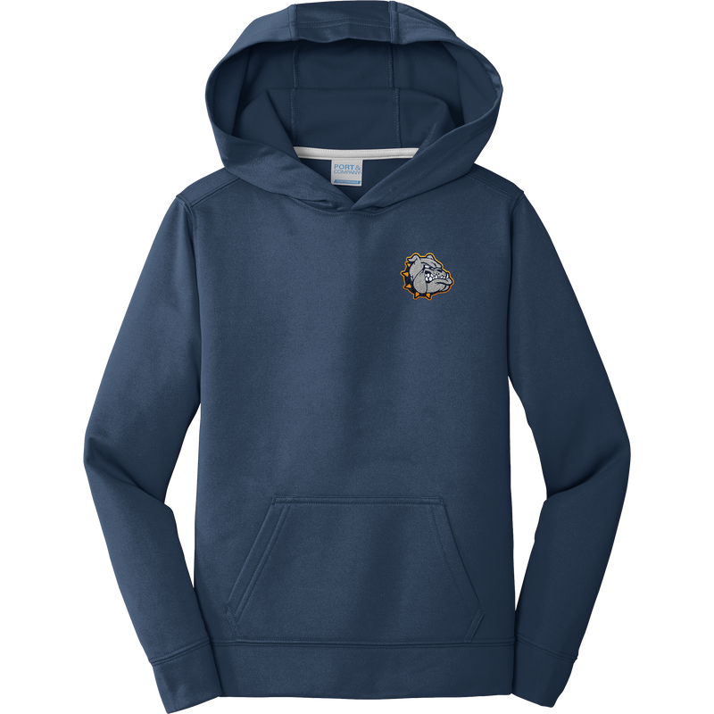 Chelsea Bulldogs Youth Performance Fleece Pullover Hooded Sweatshirt